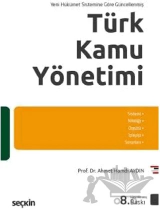 Türk Kamu Yönetimi – Ahmet Hamdi Aydın – Seçkin Yayıncılık kitap kapağı