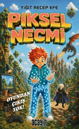 Piksel Necmi – Oyundan Çıkış Yok – Yiğit Recep Efe – Acayip Kitaplar kitap kapağı