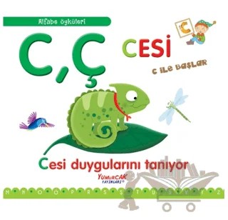 Cesi C İle Başlar / Alfabe Öyküleri – Laura Aceti, Francesca Chiapponi – Yumurcak Yayınları kitap kapağı