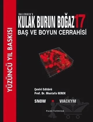Balleger's Kulak Burun Boğaz – James B. Snow – Palme Yayıncılık kitap kapağı