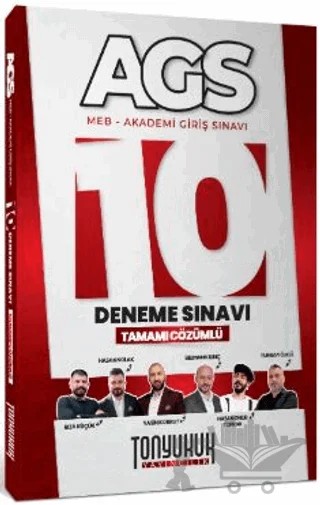 MEB AGS Tamamı Çözümlü 10 Deneme Sınavı – Kollektif – Tonyukuk Yayıncılık kitap kapağı