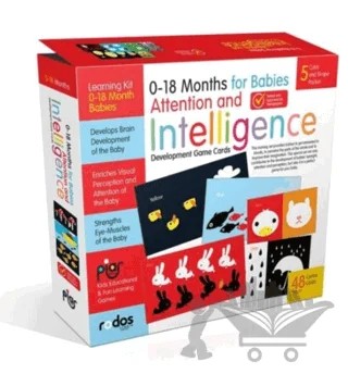 0 - 18 Month for Babies Attention and Intelligence Development Game Cards – Kolektif – Piar Kids kitap kapağı