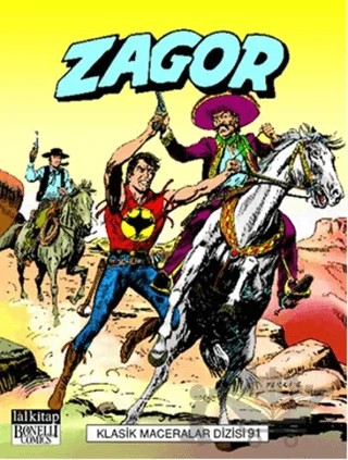 Zagor Klasik Maceralar Cilt 91 – Mauro Boselli – Lal Kitap kitap kapağı