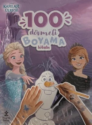 Disney Karlar Ülkesi – 100 Dövmeli Boyama Kitabı – Kolektif – Doğan Çocuk kitap kapağı