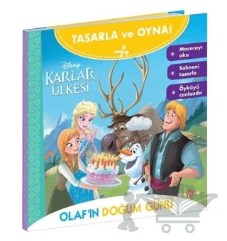 Disney Karlar Ülkesi Olaf'ın Doğum Günü Tasarla ve Oyna – Kolektif – Beta Kids kitap kapağı
