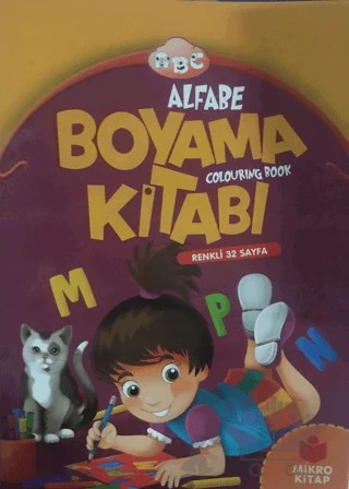 Boyama Kitabı: Alfabe – Kolektif – Mikro Kitap kitap kapağı
