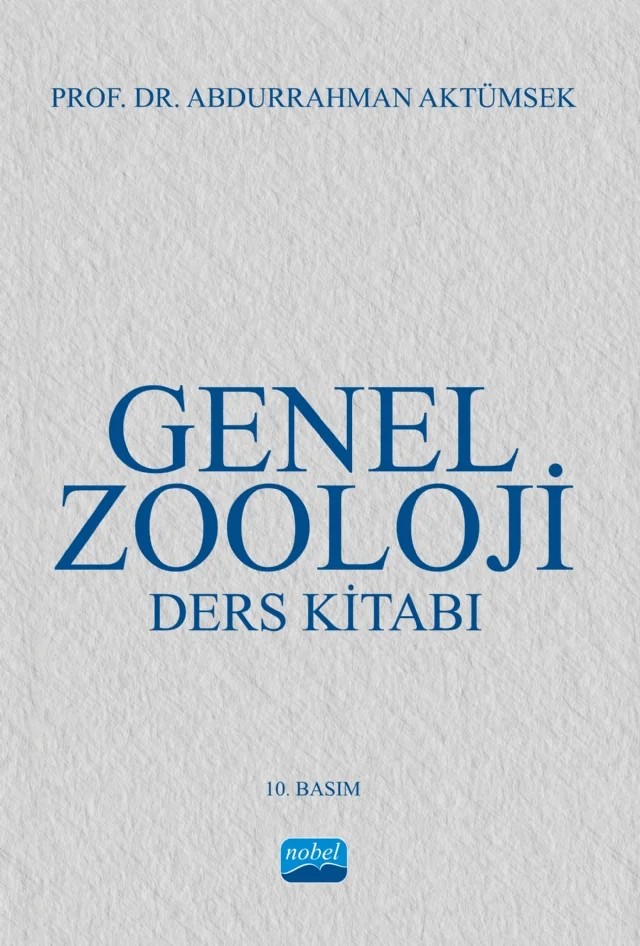 Genel Zooloji Ders Kitabı – Abdurrahman Aktümsek – Nobel Akademik Yayıncılık kitap kapağı