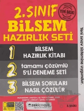2. Sınıf Bilsem Hazırlık Seti – Kolektif – Zekiçocuk Eğitici Kitaplar kitap kapağı