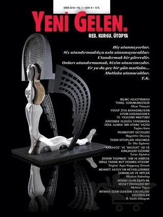 Yeni Gelen Dergisi Sayı: 8 - Ekim 2018 – Yeni Gelen Dergisi kitap kapağı