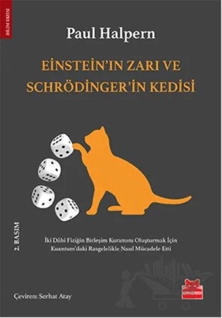 Einstein’ın Zarı ve Schrödinger’in Kedisi – Paul Halpern – Kırmızı Kedi Yayınevi kitap kapağı