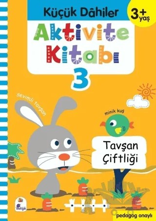 Küçük Dahiler Aktivite Kitabı 3 (3+ Yaş) – Ayça G. Derin, Gülizar Ç. Çetinkaya – İndigo Çocuk kitap kapağı
