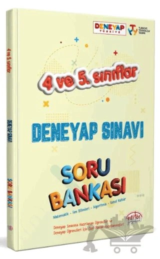 4 - 5. Sınıf Deneyap Soru Bankası – Kolektif – Editör Yayınevi kitap kapağı