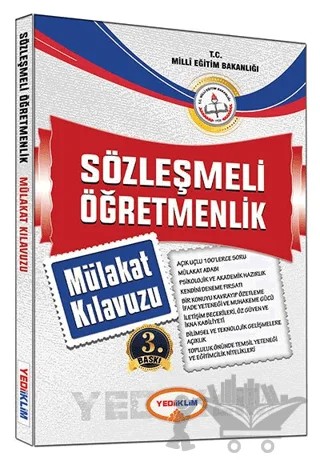 Sözleşmeli Öğretmenlik Mülakat Kılavuzu – Kolektif – Yediiklim Yayınları kitap kapağı