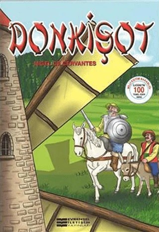Donkişot – Miguel de Cervantes Saavedra – Evrensel İletişim Yayınları kitap kapağı