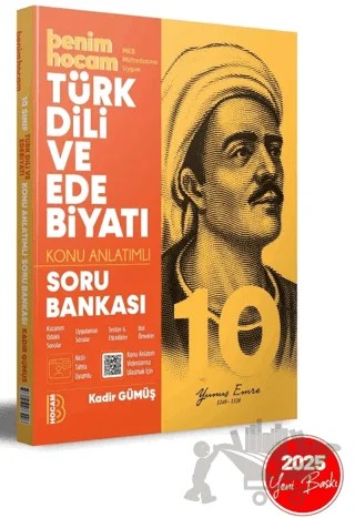 2025 10. Sınıf Türk Dili ve Edebiyatı Konu Anlatımlı Soru Bankası – Kadir Gümüş – Benim Hocam Yayınları kitap kapağı