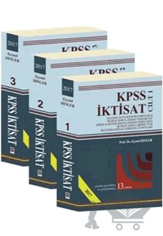 2017 KPSS İktisat (3 Cilt Takım) – Zeynel Dinler – Ekin Basım Yayın kitap kapağı