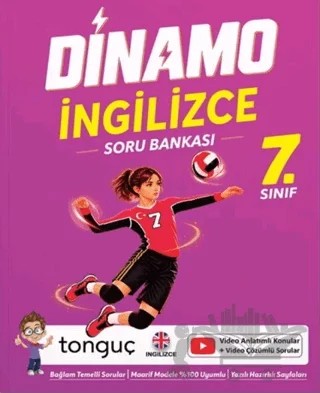 7. Sınıf Dinamo İngilizce Soru Bankası – Kolektif – Tonguç Akademi kitap kapağı