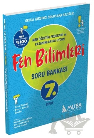 7. Sınıf Fen Bilimleri Soru Bankası – Kolektif – Muba Yayınları kitap kapağı