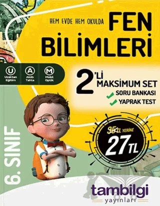 6. Sınıf Fen Bilimleri 2'li Doping Set – Kolektif – Tambilgi Yayınları kitap kapağı