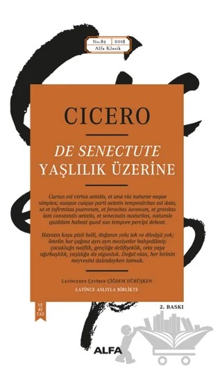 Yaşlılık Üzerine – Marcus Tullius Cicero – Alfa Yayınları kitap kapağı