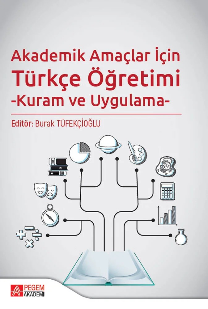 Akademik Amaçlar İçin Türkçe Öğretimi -Kuram ve Uygulama- – Burak Tüfekçioğlu, Ahmet Başkan, Ayşe Eda Gündoğdu, Cansu Aksu Raffard – Pegem Akademi Yayıncılık kitap kapağı