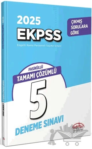 2025 EKPSS Tamamı Çözümlü 5 Deneme Sınavı – Kolektif – Editör Yayınevi kitap kapağı