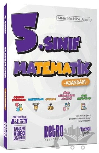5. Sınıf Matematik Ajandam Soru Bankası – Kolektif – Retro Yayıncılık kitap kapağı
