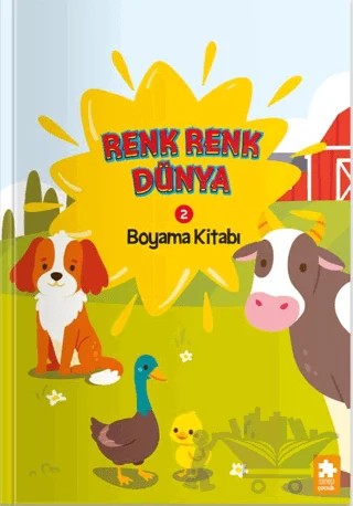 Renk Renk Dünya Boyama Kitabı - 2 – Kolektif – Eksik Parça Yayınları kitap kapağı