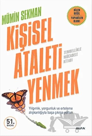 Kişisel Ataleti Yenmek – Mümin Sekman – Alfa Yayınları kitap kapağı
