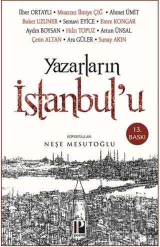 Yazarların İstanbul’u – Kolektif – Pozitif Yayınları kitap kapağı