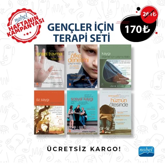 GENÇLER İÇİN TERAPİ SETİ – Jennifer Shannon, Lısa M. Schab, Raychelle Cassada Lohmann, Sheela Raja, Lcsw – Hece Dergisi kitap kapağı