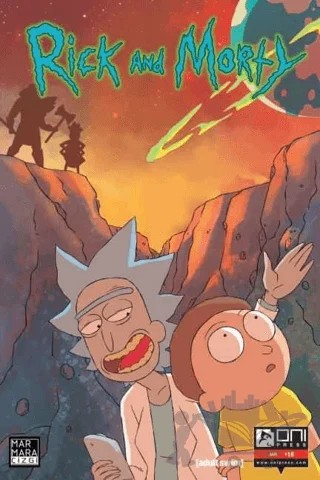 Rick and Morty 16 – Zac Gorman – Marmara Çizgi kitap kapağı