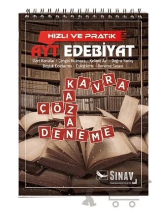 AYT Hızlı ve Pratik Edebiyat Kavra Kazan Çöz Deneme – Kolektif – Sınav Yayınları kitap kapağı