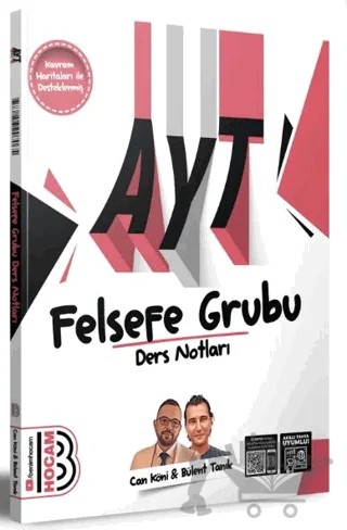 AYT Felsefe Grubu Ders Notları – Can Köni, Bülent Tanık – Benim Hocam Yayınları kitap kapağı