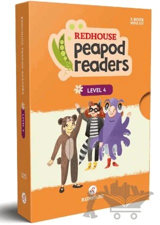 Redhouse Peapod Readers İngilizce Hikaye Seti 4 Kutulu Ürün – Kolektif – Redhouse Yayınları kitap kapağı