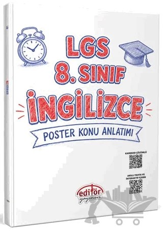 8. Sınıf İngilizce Poster Konu Anlatımı – Kolektif – Editör Yayınevi kitap kapağı
