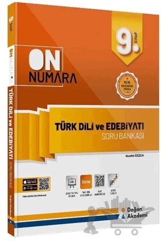 9. Sınıf On Numara Türk Dili ve Edebiyatı Soru Bankası – Nurettin Özçelik – Doğan Akademi kitap kapağı