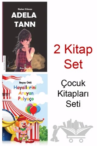 Adela Tann Hayallerini Arayan Palyaço Çocuk Kitapları Seti (2 Kitap) – Nalan Yılmaz, Beyza Ünlü – Kitap Müptelası Yayınları kitap kapağı