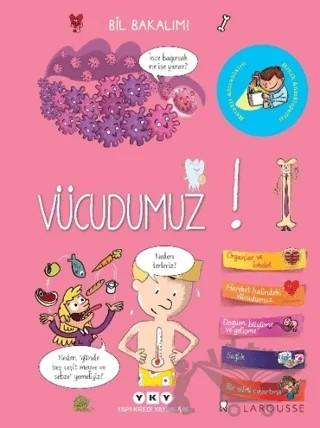Vücudumuz! - Bil Bakalım (Çıkartmalı) – Anne Royer – Yapı Kredi Yayınları kitap kapağı