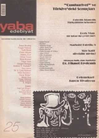 Yaba Edebiyat Dergisi Sayı: 25 – Yaba Dergisi Yayınları kitap kapağı