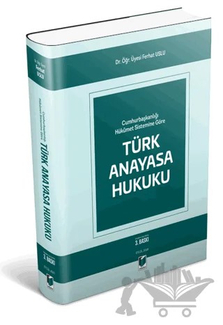 Türk Anayasa Hukuku – Ferhat Uslu – Adalet Yayınevi kitap kapağı