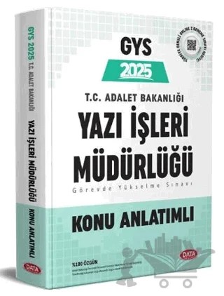 GYS Adalet Bakanlığı Yazı İşleri Müdürlüğü Konu Anlatımlı – Kolektif – Data Yayınları kitap kapağı