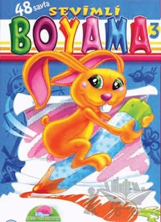 Sevimli Boyama 3 – Kolektif – Kirpi Yayıncılık kitap kapağı