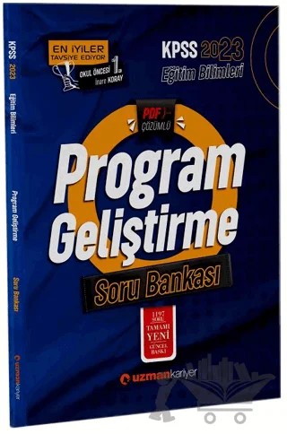 2023 KPSS Eğitim Bilimleri Program Geliştirme Soru Bankası PDF Çözümlü – Levent Veznedaroğlu, A. Murat Ellez, İrfan Uygar, Evrim Oğuz – Uzman Kariyer Yayınları kitap kapağı