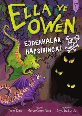 Ejderhalar Hapşırınca! - Ella ve Owen 1 – Jaden Kent – Babil Kitap kitap kapağı