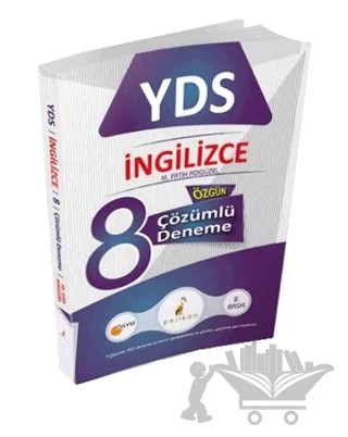 YDS Özgün 8 Çözümlü Deneme – M. Fatih Adıgüzel – Pelikan Tıp Teknik Yayıncılık kitap kapağı