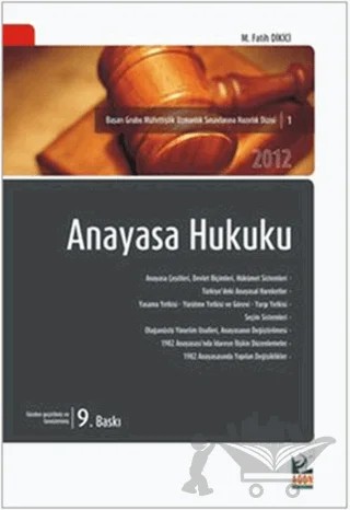 Anayasa Hukuku – M. Fatih Dikici – Agon Bilgi Akademisi kitap kapağı