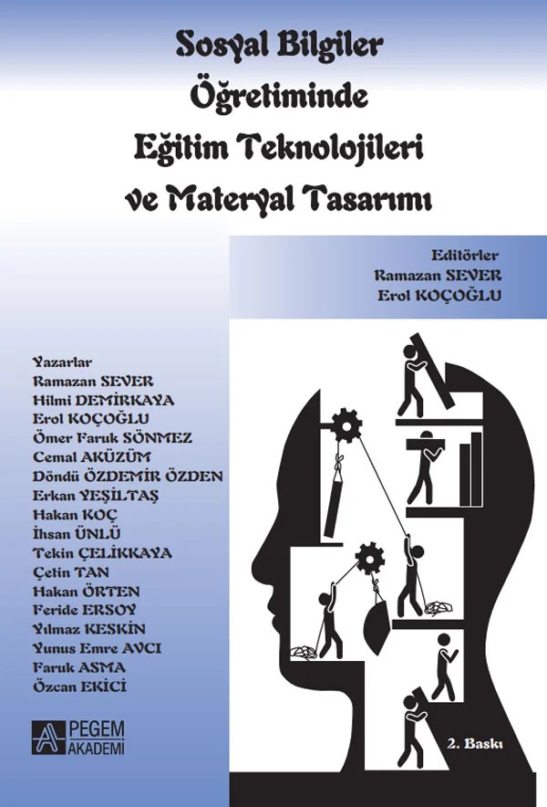 Sosyal Bilgiler Öğretiminde Eğitim Teknolojileri ve Materyal Tasarımı – Ramazan Sever, Faruk Asma, Feride Ersoy, Hakan Örten – Pegem Akademi Yayıncılık kitap kapağı