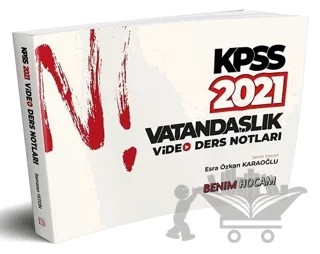 KPSS Vatandaşlık Video Ders Notları – Esra Özkan Karaoğlu – Benim Hocam Yayınları kitap kapağı