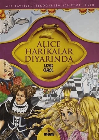 Alice Harikalar Diyarında – Lewis Carroll – Mum Yayınları kitap kapağı